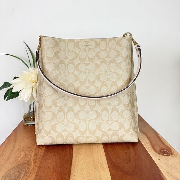 NWT Coach Mollie Bucket Bag In Signature Canvas - Picture 3 of 8